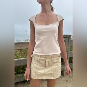 Brandy Melville Ella Top Cream